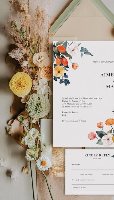 Rose Ink Wedding Stationery