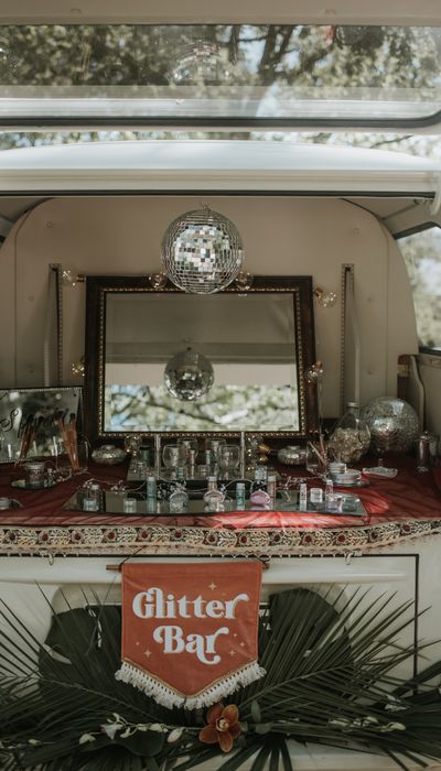 Vintage camper booths 