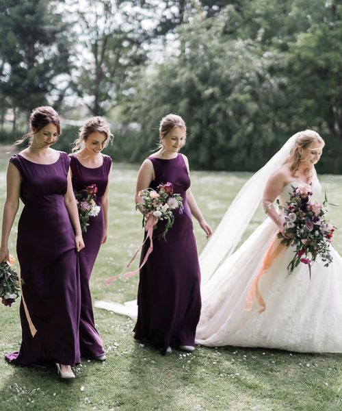 Purple Bridesmaid Dresses