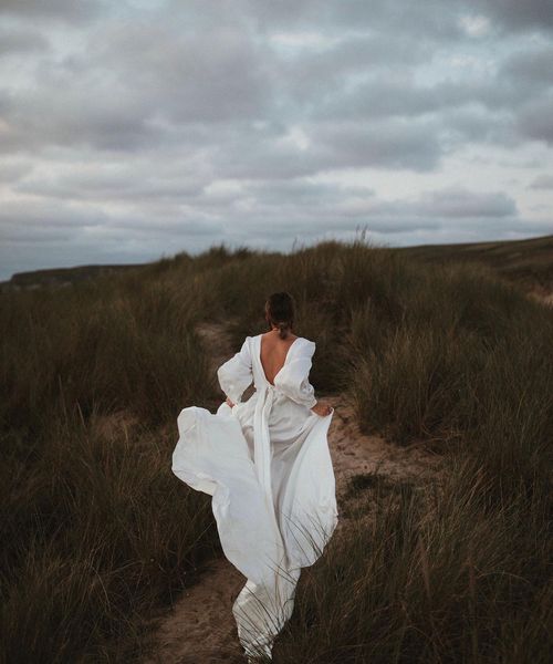 floaty wedding dress