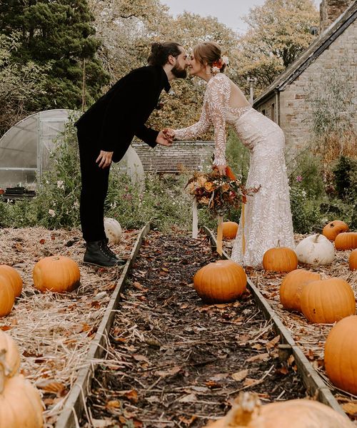 Pumpkin patch wedding at Wyresdale Park