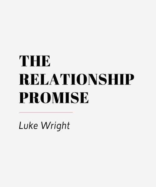 Cover 10 amended The Relationship Promise by Luke Wright