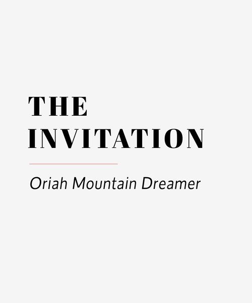 The Invitation Oriah Mountain Dreamer 70