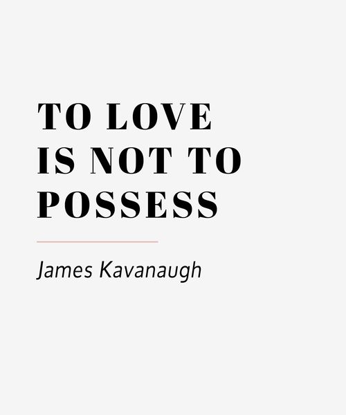 To Love Is Not To Possess