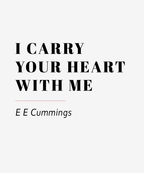 I Carry Your Heart With Me Cover 37