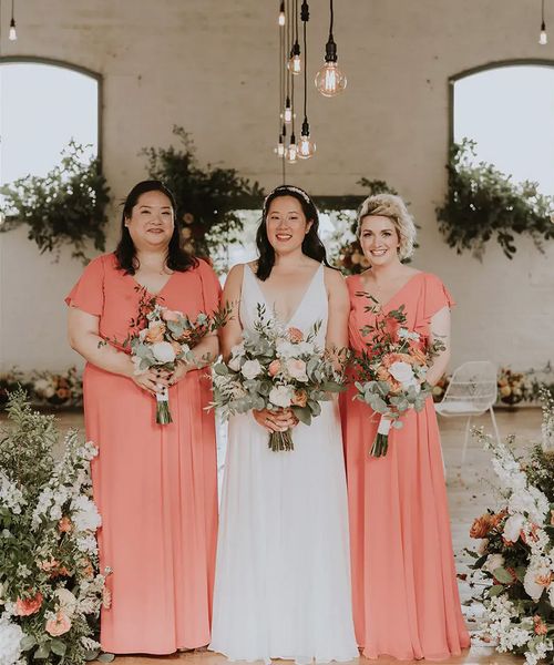 18 Peach Bridesmaid Dresses 2024