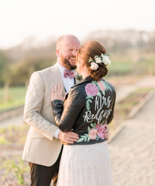 ombre wedding dress