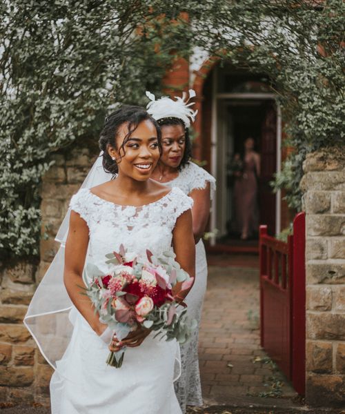 Intimate Heart Church wedding with 30 guests followed by a marquee reception with sharing platters