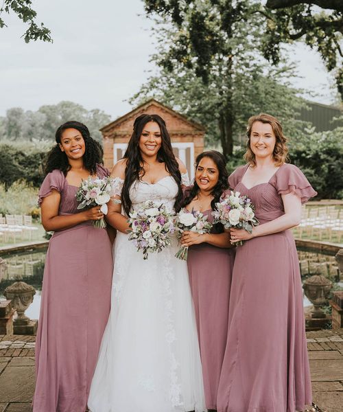 Vintage Pink Bridesmaid Dresses