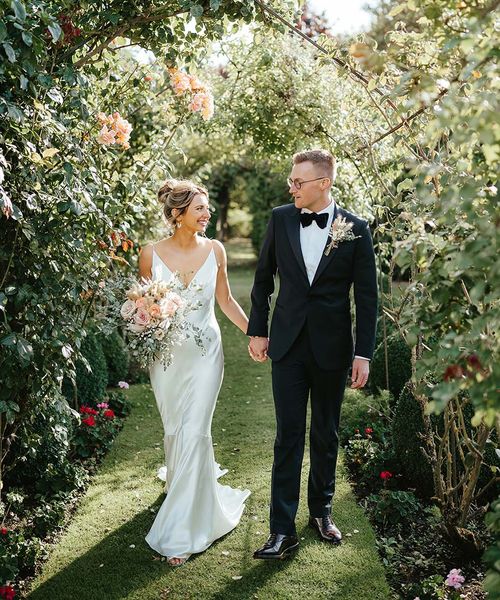 Elms Barn wedding with rustic luxe styling.