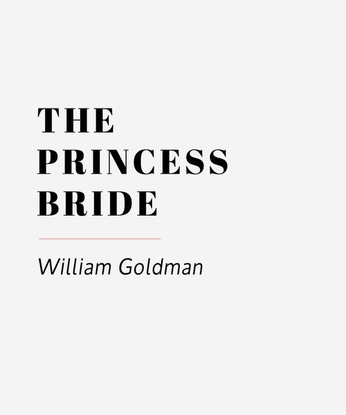 The Princess Bride wedding reading.