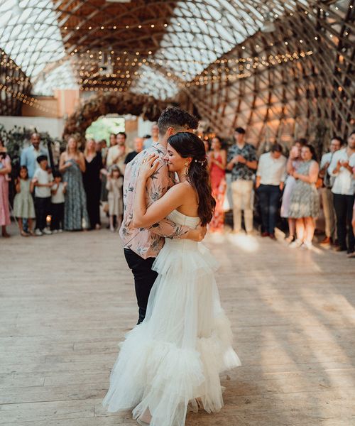 Wedding baptism celebration at The Gridshell