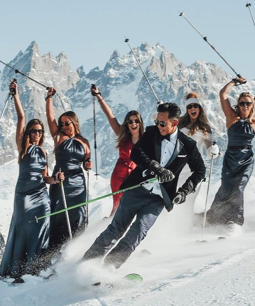 ski wedding