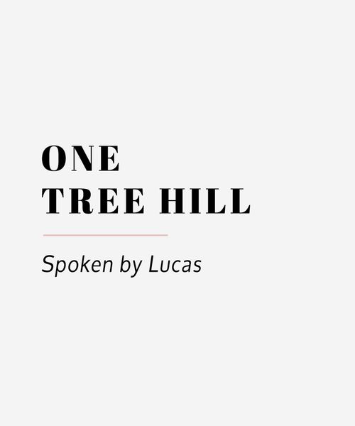 One Tree Hill Wedding Reading