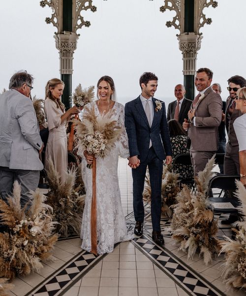 boho brighton bandstand outdoor garden wedding  EPIC LOVE STORY 083