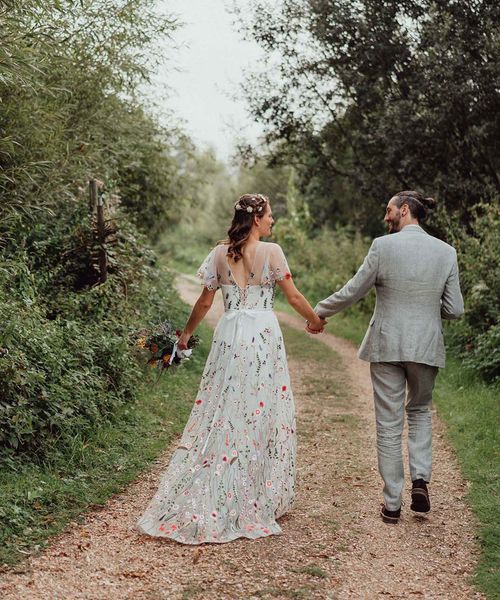 Floral Embroidery Dress