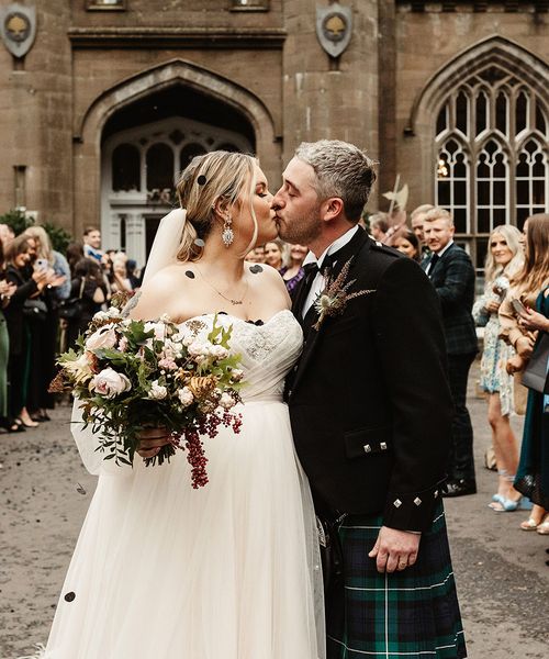 Drumtochty Castle Wedding With Green Bridesmaid Dresses