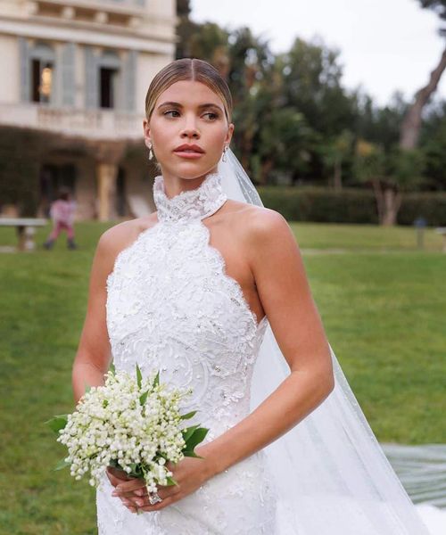 sofia richie wedding dress