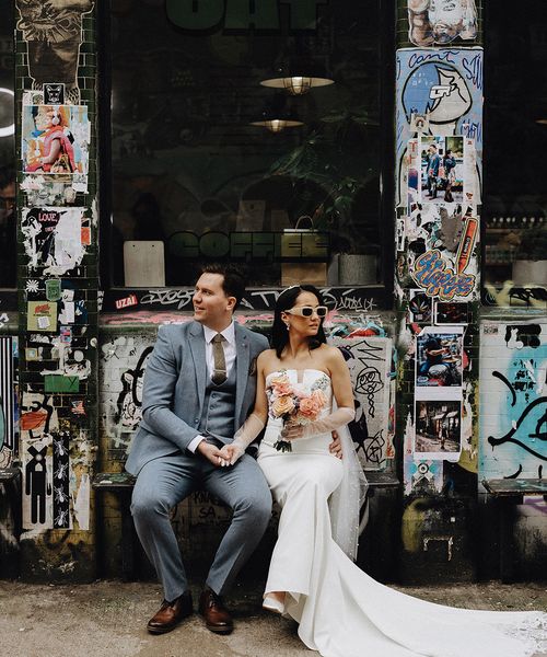 Old Marylebone Town Hall urban chic wedding in London