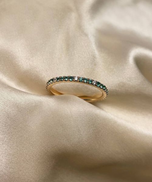 Rock My Christmas Advent Competition Day 3 - Win Eternity Emerald 18K Yellow Gold Wedding Band