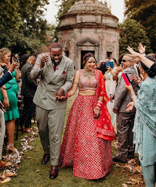 Larmer Tree Gardens wedding with multicultural ceremony