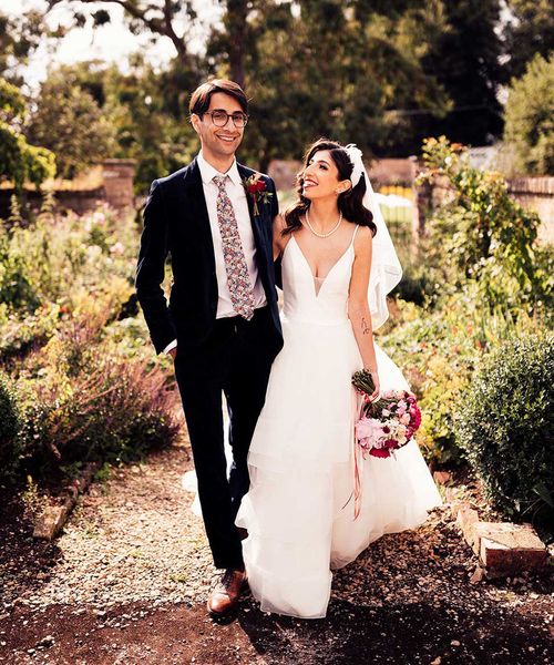 layered tulle wedding dress