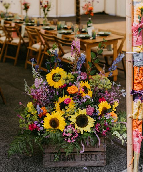 sunflower wedding