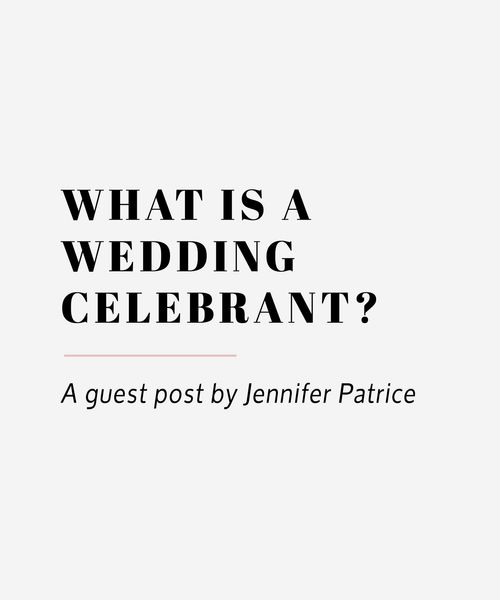 what is a wedding celebrant