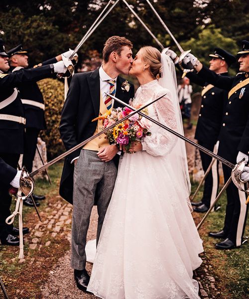 delicate lace wedding dress