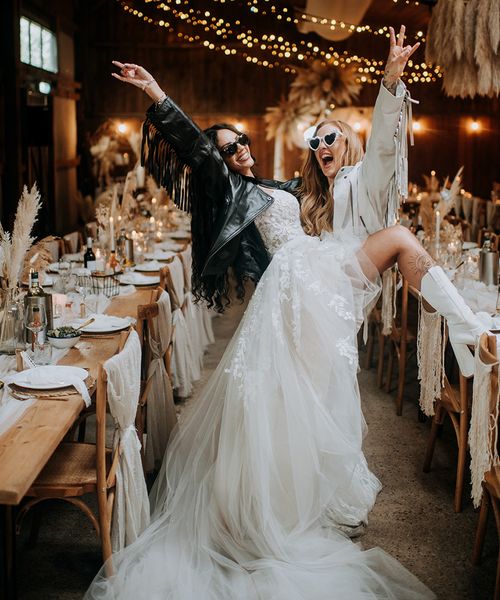 boho-wedding-at-riverlands-wedding-barns-with-matching-leather-jackets