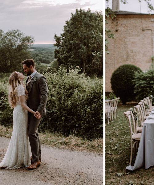 Intimate French Destination Wedding With Outdoor Ceremony