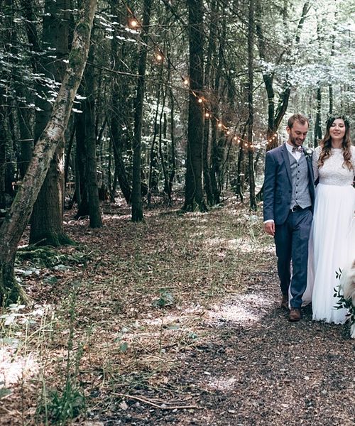 Woodland Wedding With Humanist Ceremony And Dog Ring Bearer