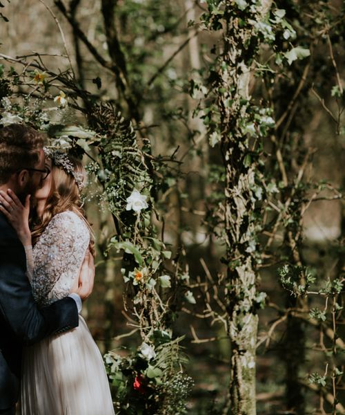 Woodland Wedding With A Botanical Greenhouse Reception