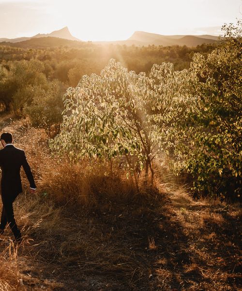 Colourful Chinese Lanterns at Domaine St Germain Wedding Venue, South of France | Ellis Bridal Gown | Andy Gaines Photography | Thompson Granger Films