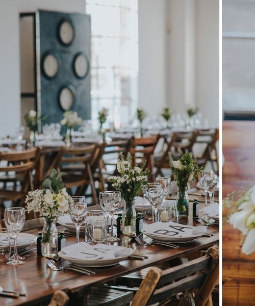 Winter Wedding at The West Reservoir Centre, Stoke Newington | Bride wears Maggie Sottero Dress | Bridesmaids in ASOS | Images by Remain In The Light