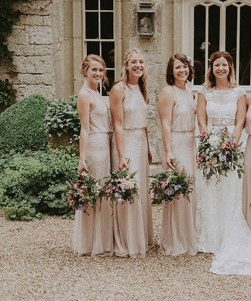 The Five Best Blush Bridesmaid Dresses on the High Street