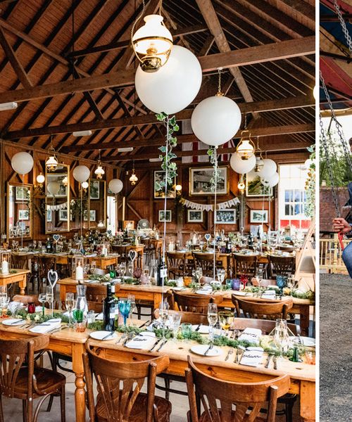 Vintage Fairground at Blists Hill Victorian Town Museum in Ironbridge | Halterneck Tulle Wedding Dress by Allure Bridal | Lisa Carpenter Photographer