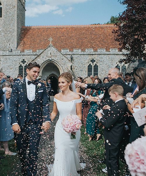 Pastel Pink & Mint Green Wedding at Granary Estates Suffolk | Suzanne Neville Bardot Gown | Mini Golf | Gospel Choir | Julia & You Photography