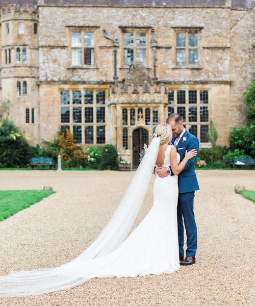 Ivory, Gold and Grey Colour Scheme for Whimsical Country House Wedding at Brympton House with Bride in St Patrick La Sposa, shot by Helen Cawte Photography