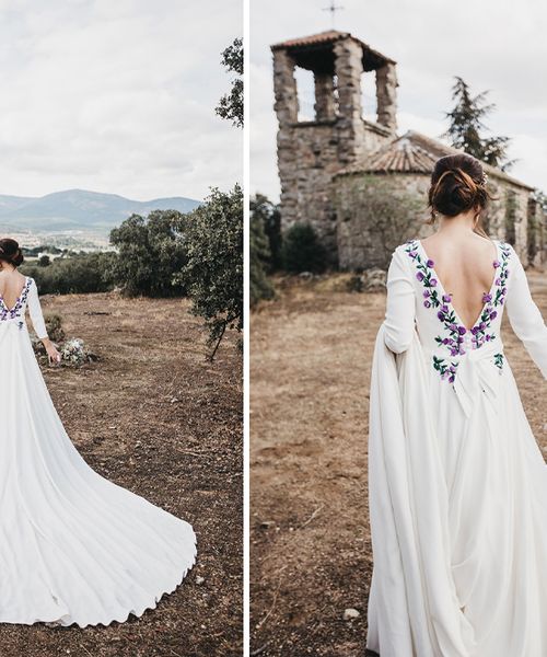 Embroidered Wedding Dress