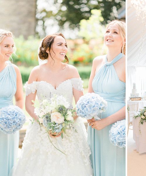 Blue Hydrangea Bouquet