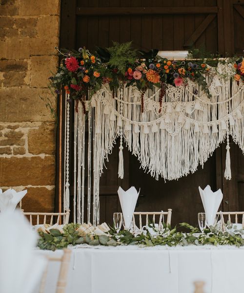 Macrame Wedding Backdrop