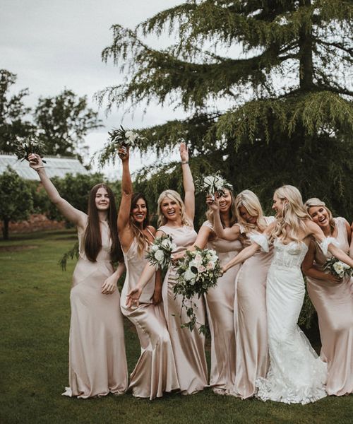 Ghost Bridesmaid Dresses At Real Wedding