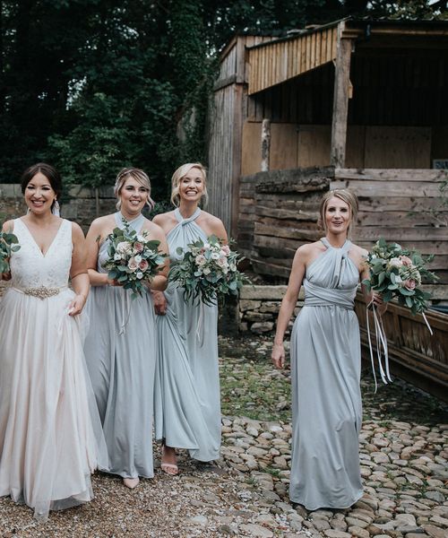 Multiway Bridesmaid Dresses Real Wedding Inspiration