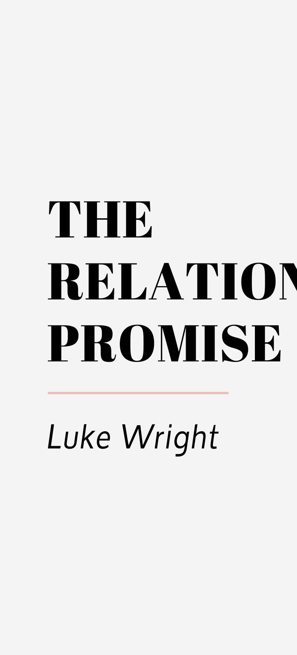 Cover 10 amended The Relationship Promise by Luke Wright