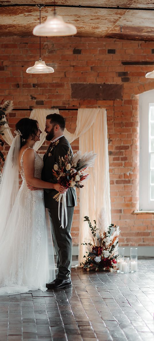 The West Mill autumnal boho wedding with dried wedding flowers