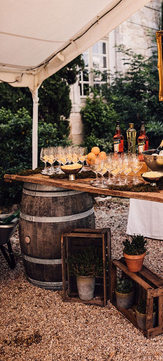 Aperol Spritz bar wedding bar design ideas for outdoor celebrations