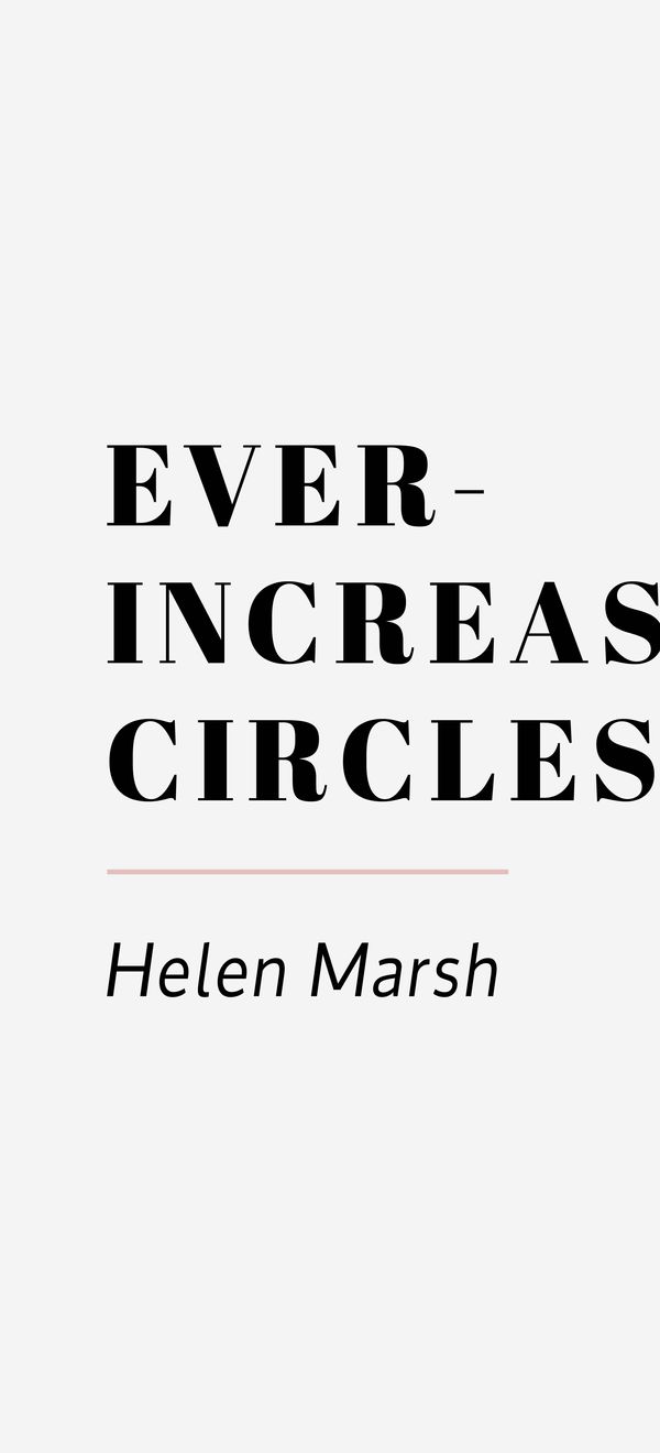 Cover 5 Ever Increasing Circles by Helen Marsh