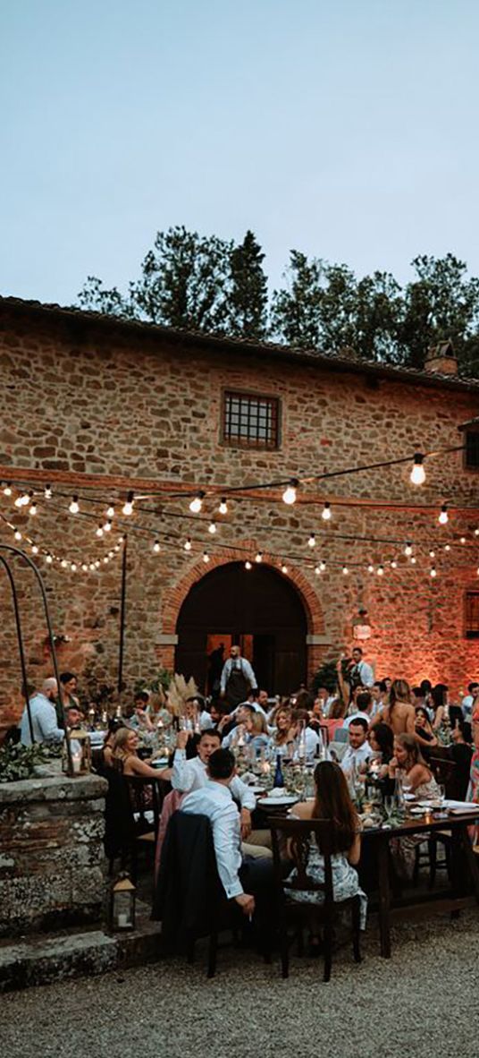 Villa Barberino Tuscany Quattro Studio wedding dinner