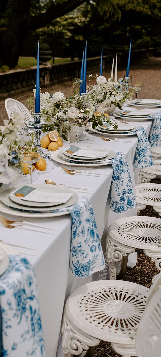 blue wedding theme ideas
